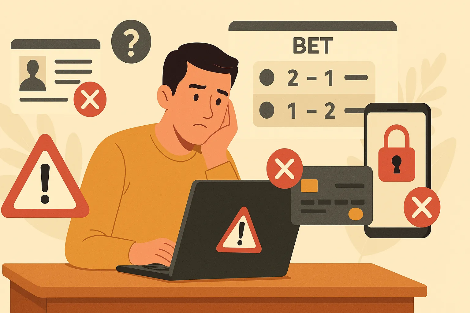 Errores comunes al registrarse en una casa de apuestas deportivas